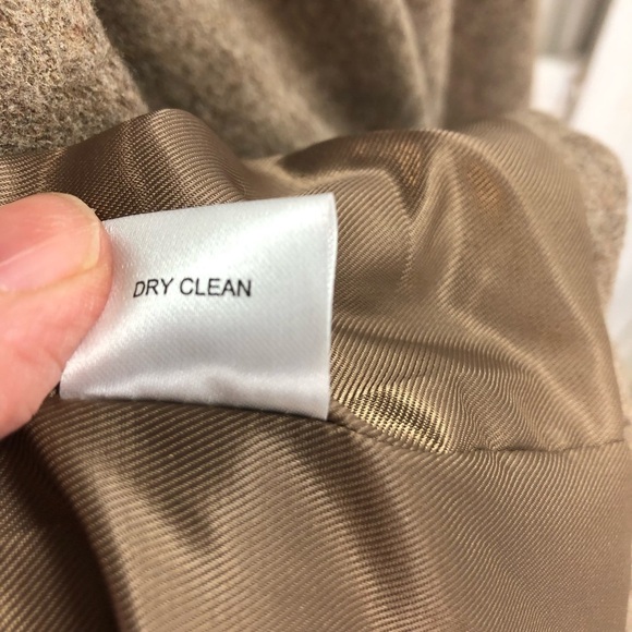 dh New York Addie Jacket Toggle Women's S Wool Blend Cropped Faux Sherpa Collar - Picture 8 of 13